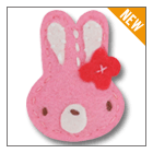 bunny hair clip for toddlers – handmade children’s felt hair clip